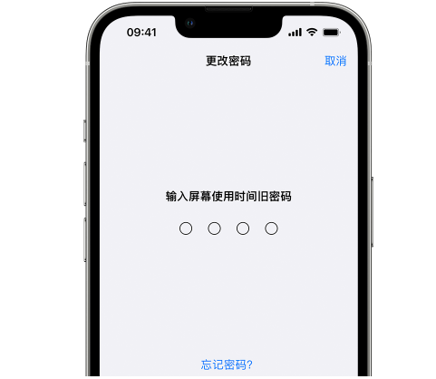 塔河iPhone屏幕维修分享iPhone屏幕使用时间密码忘记了怎么办 