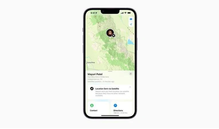 塔河苹果14维修分享iPhone14系列中 FindMy功能通过卫星分享位置方法教程 