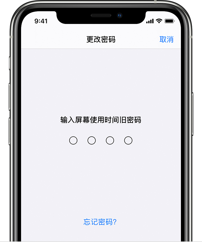 塔河苹果手机维修分享iOS 14 忘记屏幕使用时间密码怎么办 